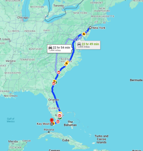 Car Shipping New York to Key West